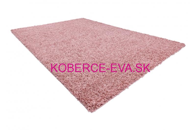 Koberec Shaggy Parisian staro-ružový