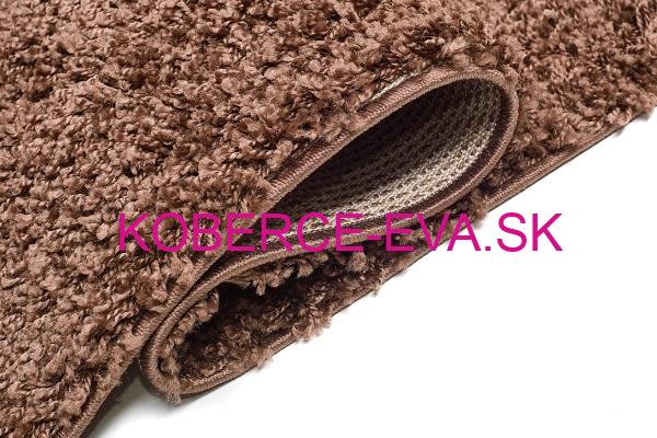 Behúň Shaggy Parisian 3cm hnedý