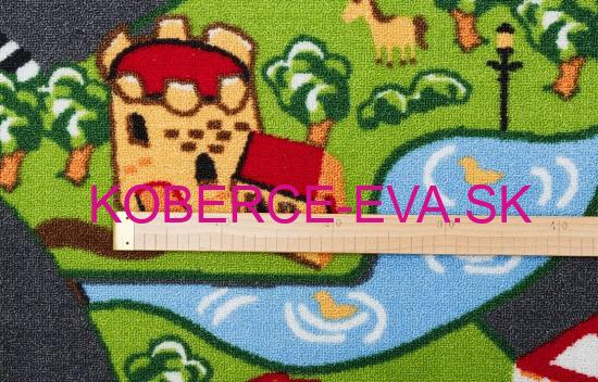 Detský kusový koberec Crazy Village