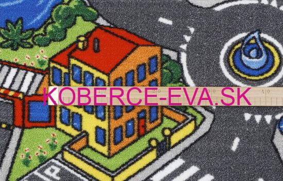 Detský kusový koberec Clever town