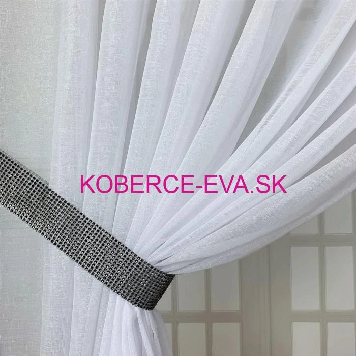 Záclona 1201 biela výška 305cm 