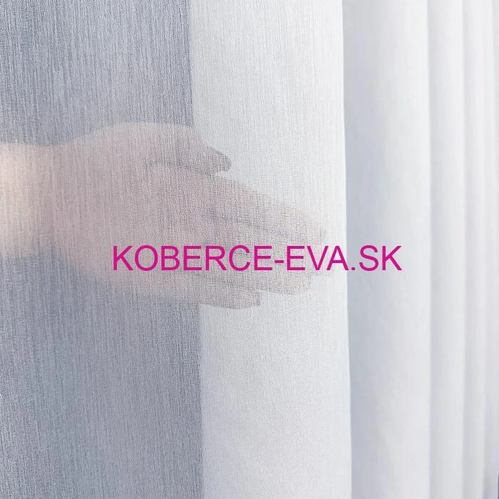 Záclona 43810 biela výška 320cm 