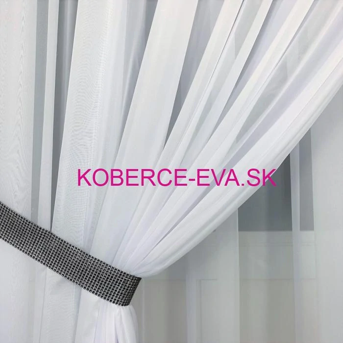 Záclona 000349 biela výška 320cm 