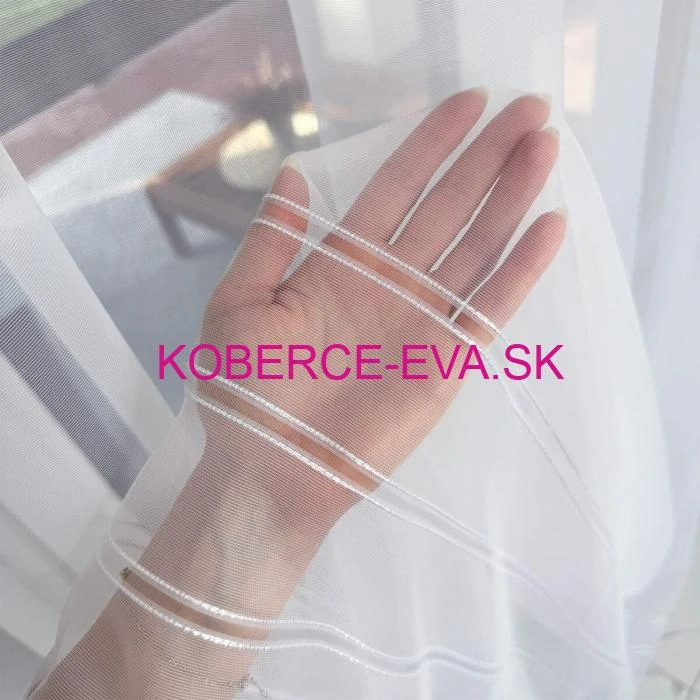 Záclona 7120 biela výška 300cm 