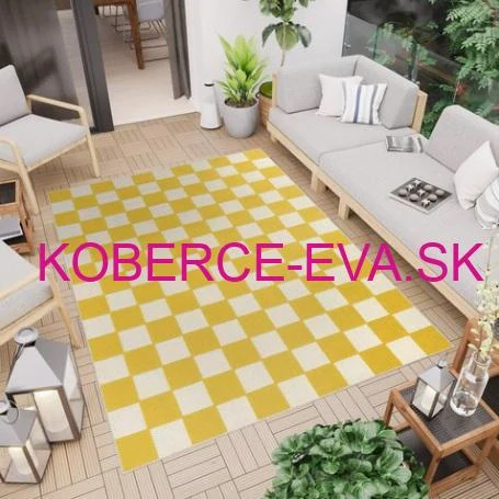 Vonkajší koberec M27E žltý