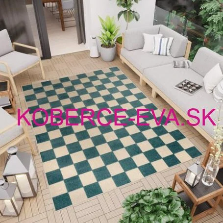 Vonkajší koberec M27E modrý