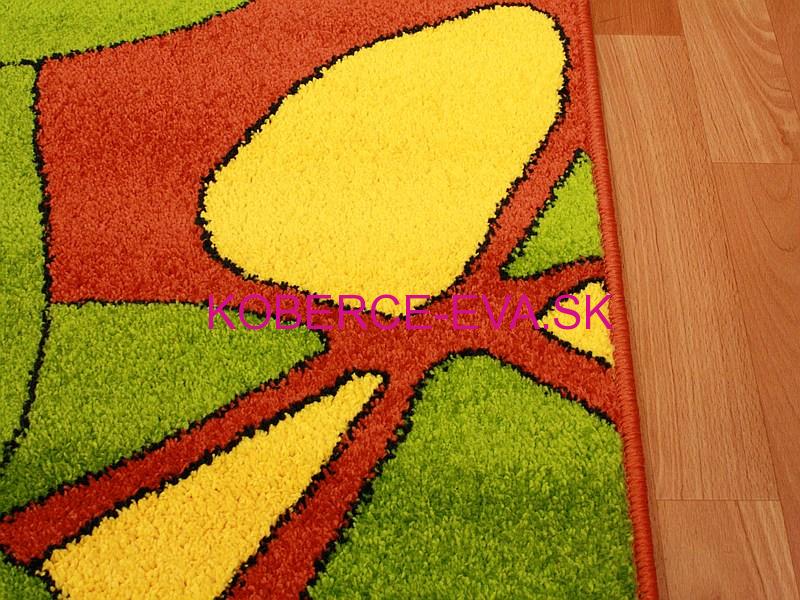 Detský koberec Slimák oranžový