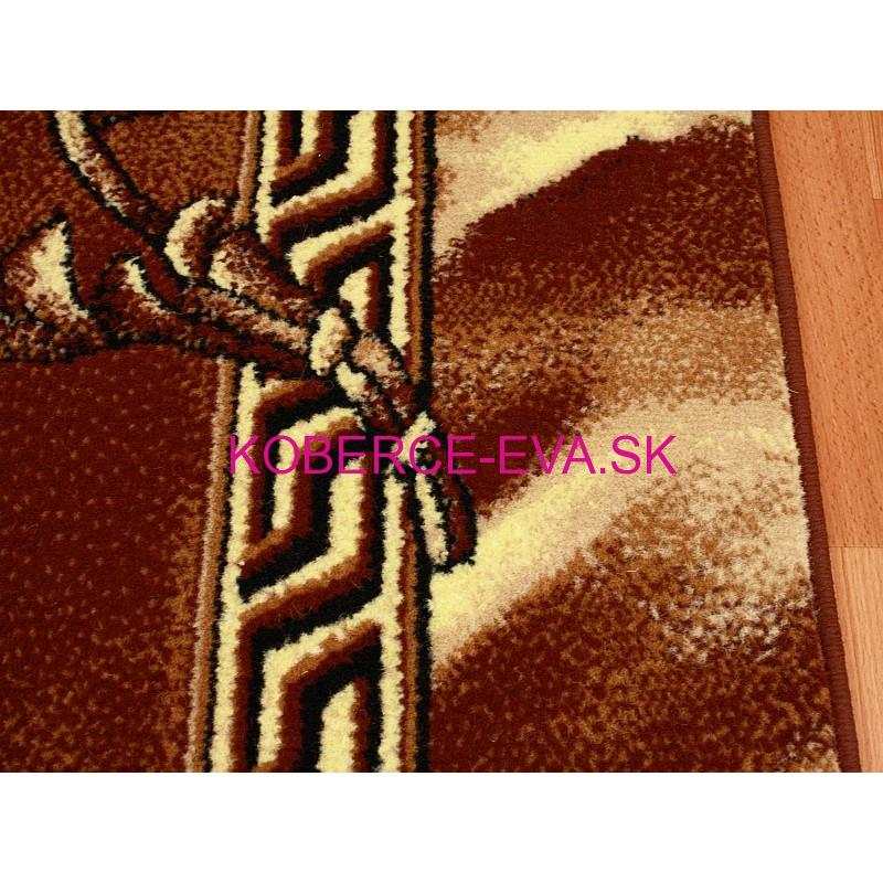 Kusový koberec BCF 1014 hnedý