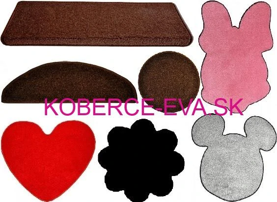 Kusový koberec Eton hnedý