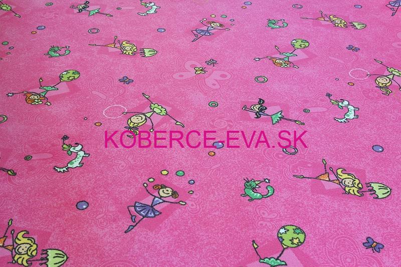 Velúrový detský koberec Betty metrážny