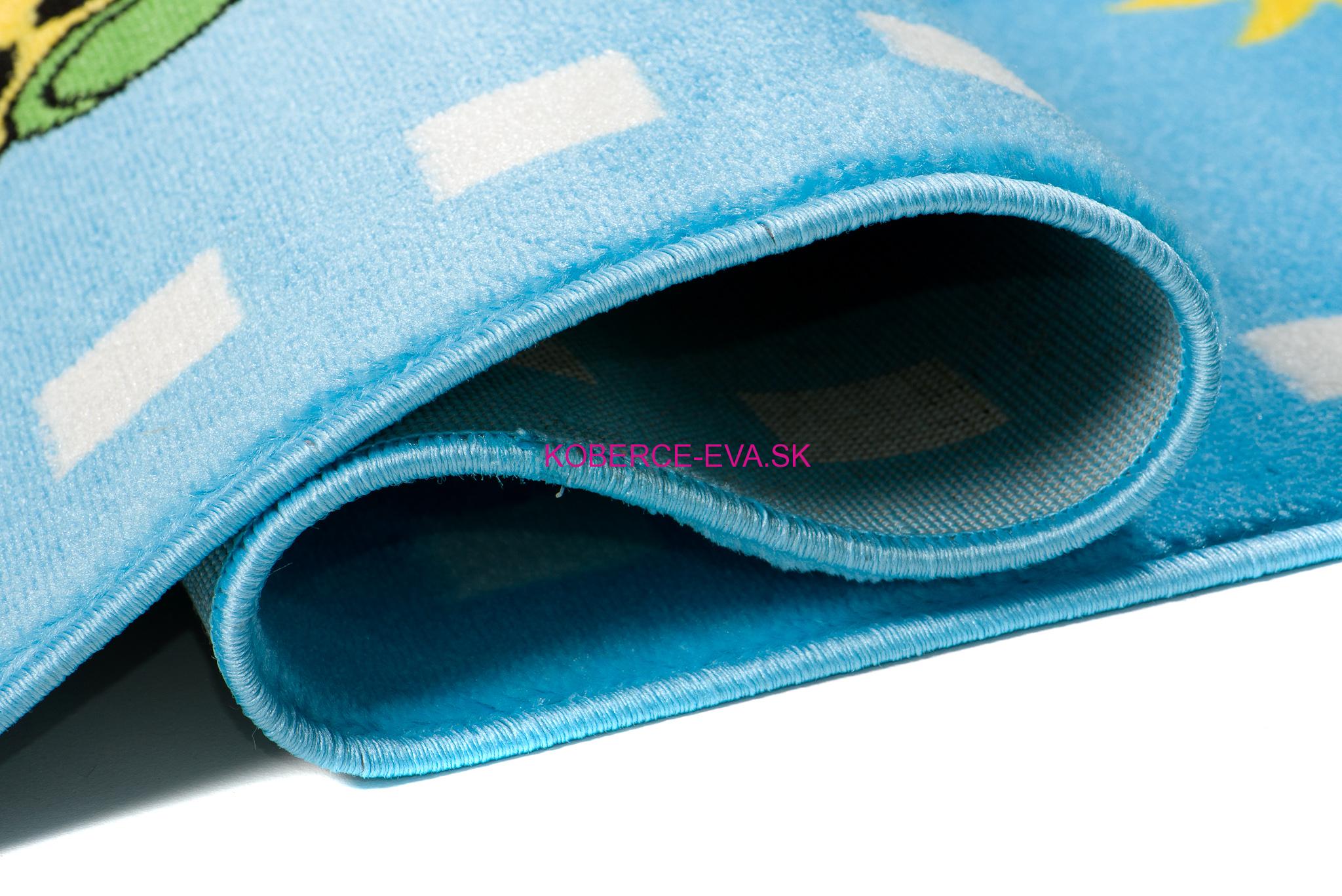 Detský koberec G011A B modrý