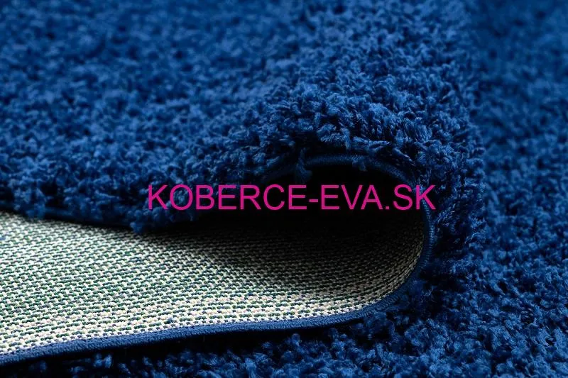Koberec Shaggy Parisian tmavomodrý