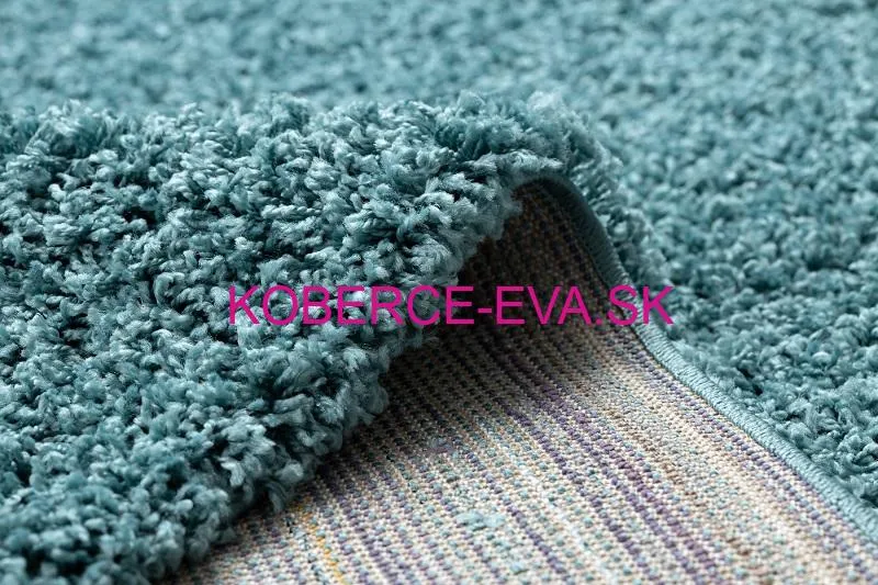 Koberec Shaggy Parisian šedomodrý