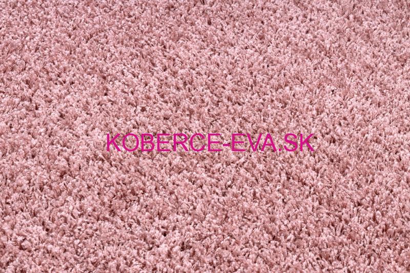 Koberec Shaggy Parisian staro-ružový