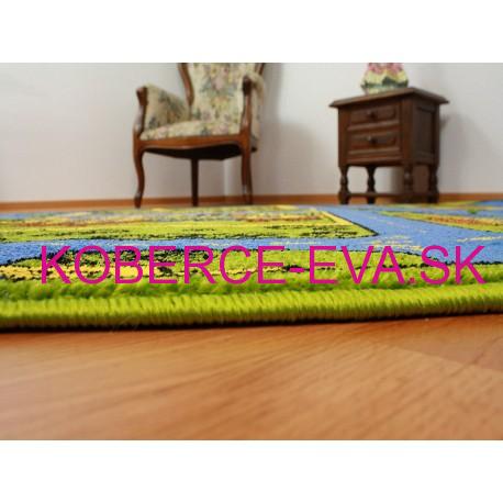 Detský koberec Mestečko modrý