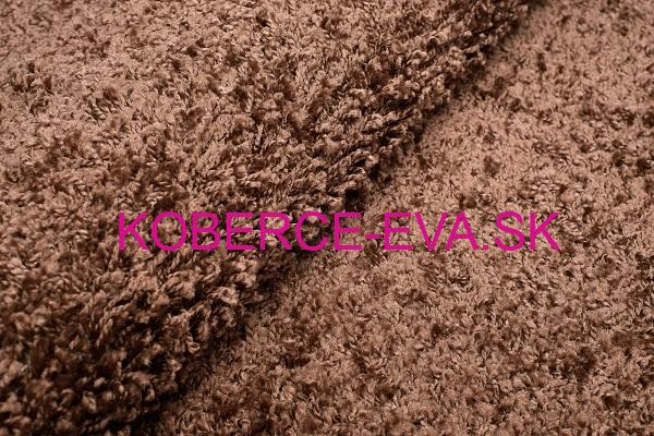 Behúň Shaggy Parisian 3cm hnedý