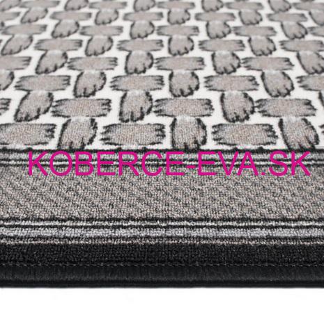 Behúň koberec Gel runner 1002 šedý