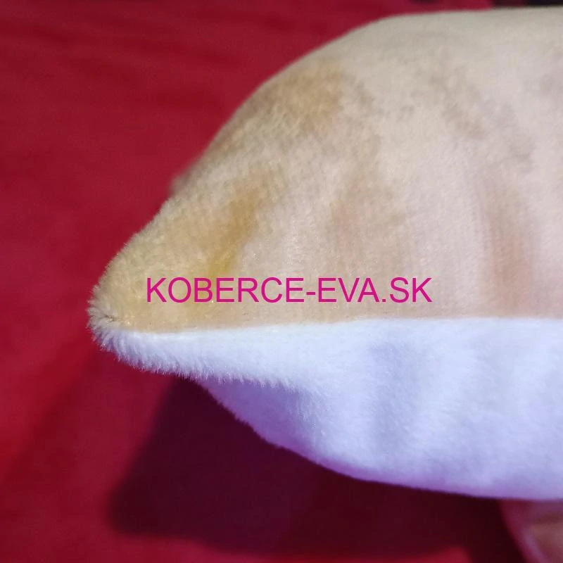 Plyšový Minky vankúšik 30 x 30cm