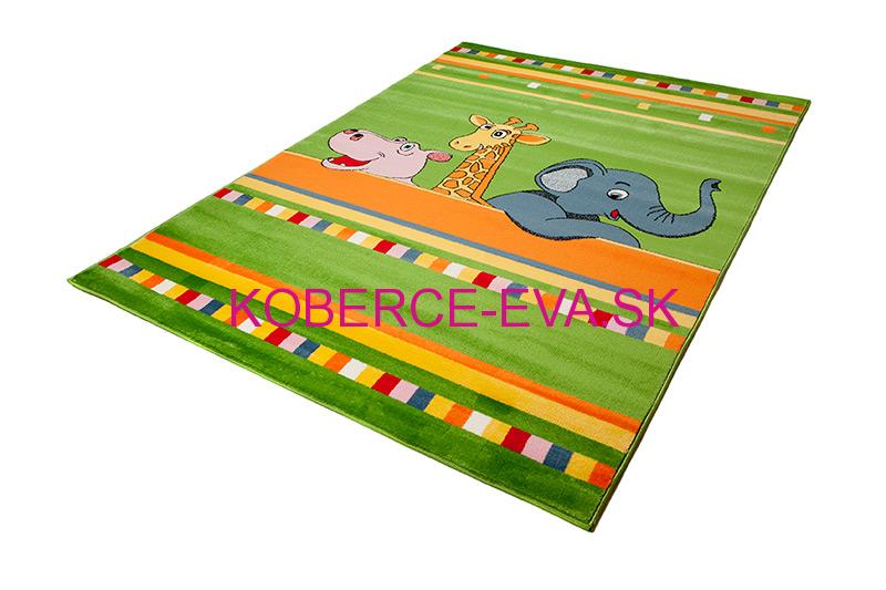 Detský koberec Happy green