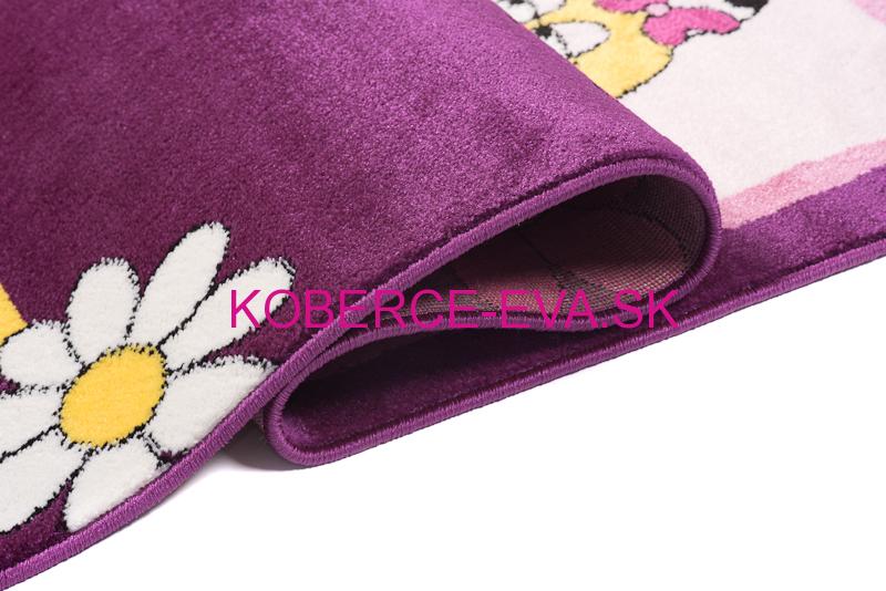 Detský koberec Happy dark purple