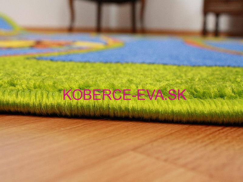 Detský koberec Rybky zelený