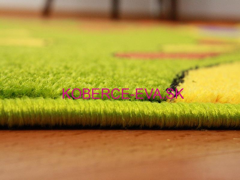 Detský koberec Slimák zelený