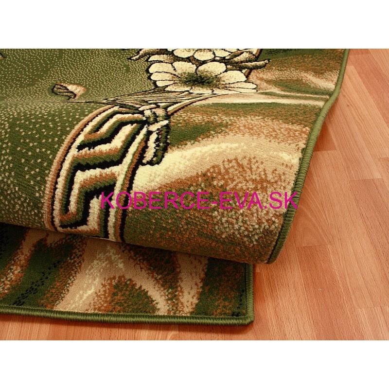 Kusový koberec BCF 1013 zelený