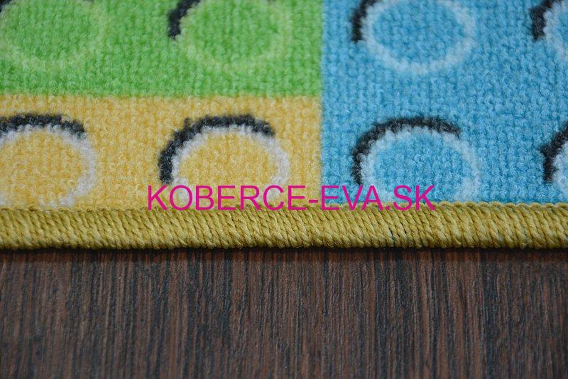 Detský kusový koberec Kocky-stavebnica