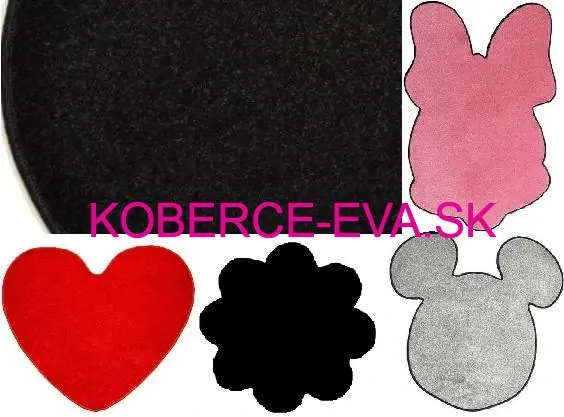 Kusový koberec Eton čierny