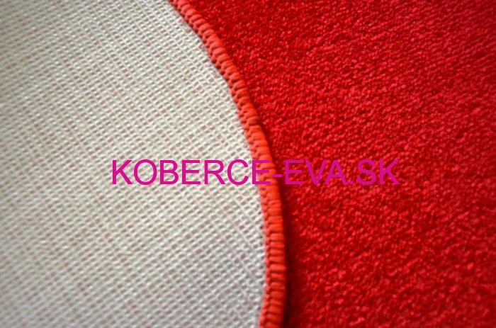 Kusový koberec Eton červený