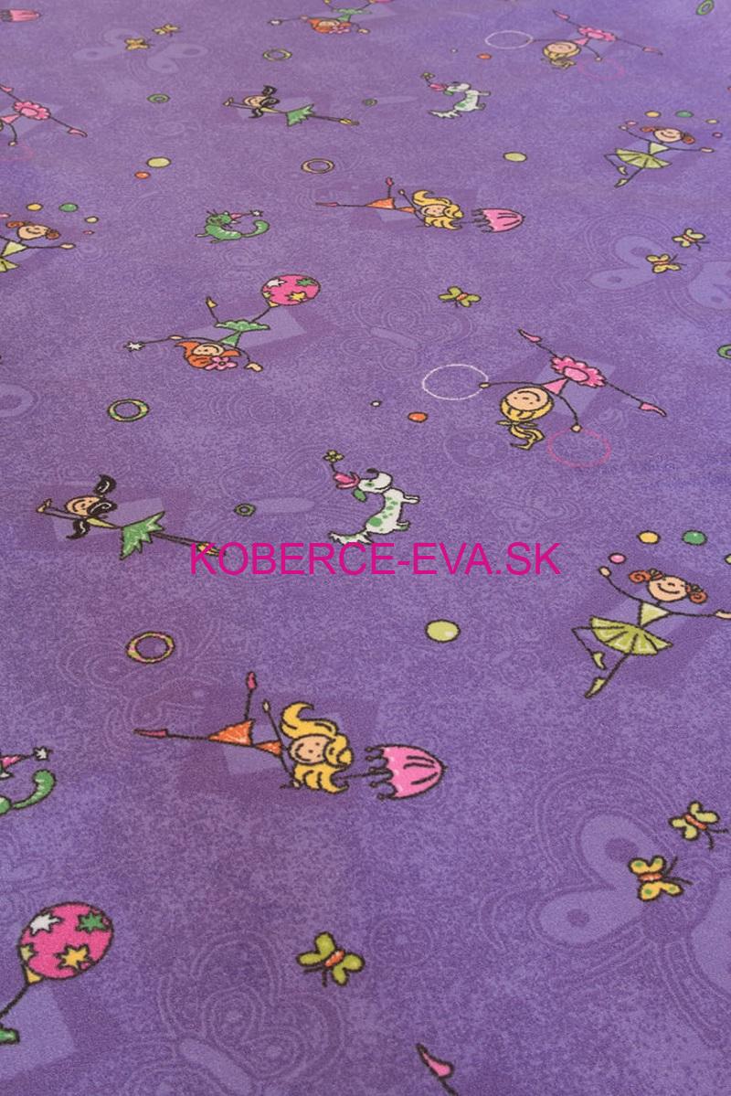Velúrový detský koberec Betty metrážny