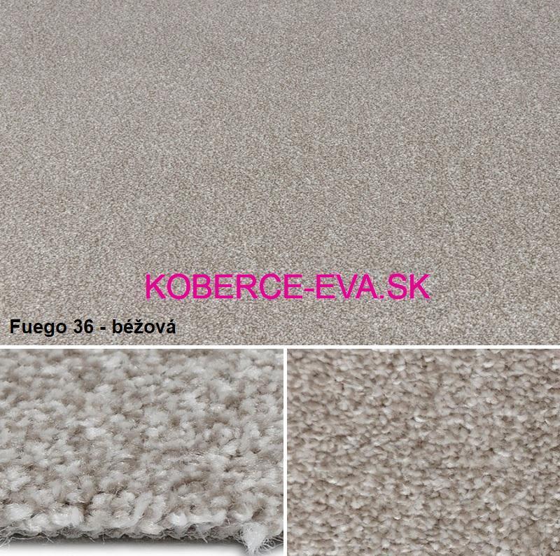 Elegantné koberce v metráži Fuego - melírované