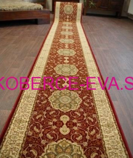 Behúň koberec Heat-set bordový