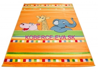 Detský koberec Happy oranž
