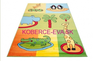 Detský koberec Happy K596A žltý