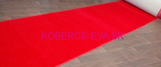 Behúň koberec Velúr červený tmavý - vínový