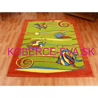 Detský koberec Rybky terra