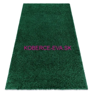 Koberec Shaggy Parisian tmavozelený