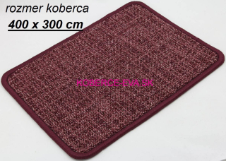 Záťažový metrážny koberec Bugatti Ideal 445 rozmer 4 x 3m