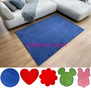 Kusový koberec Eton modrý