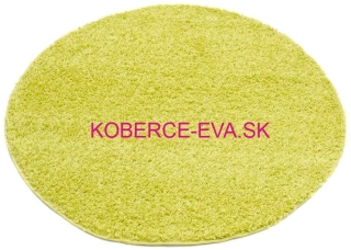 Koberec Shaggy Parisian 3cm svetlozelený