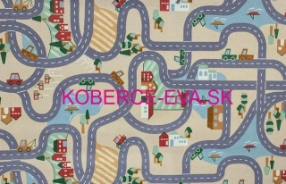 Metrážový detský koberec Scanroad 39