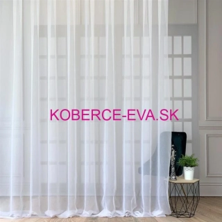 Záclona 18985 biela výška 305cm