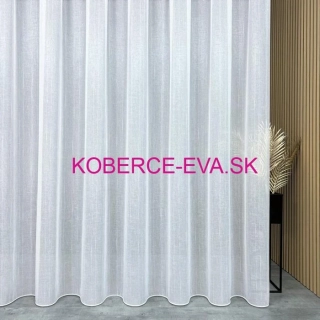Záclona 000642 biela výška 330cm