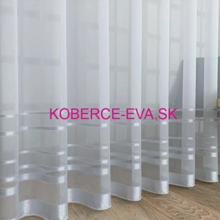 Záclona 000782 biela výška 320cm
