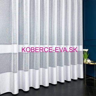 Záclona 000322 biela výška 290cm