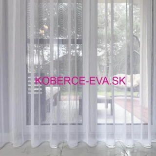Záclona 57007 biela výška 300cm