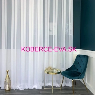 Záclona 000349 biela výška 320cm
