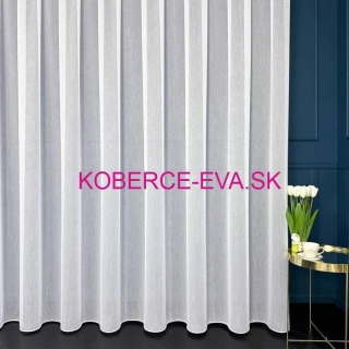 Záclona 3905 biela výška 300cm