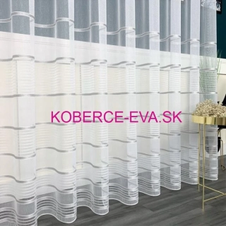 Záclona 29007 biela výška 300cm